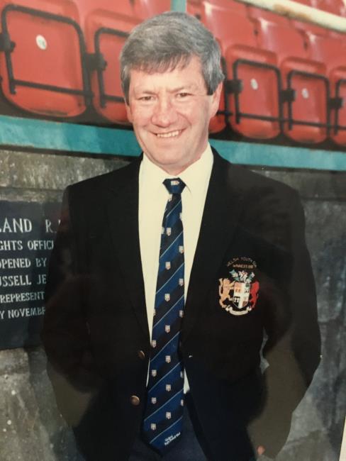 Tony Bowen, a young man resplendent in his county blazer